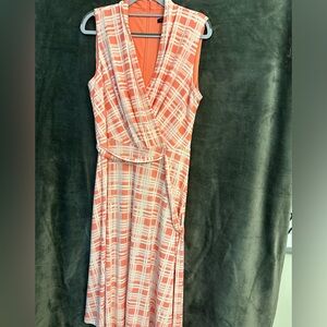 Pink and cream Tommy Hilfiger size 10 dress